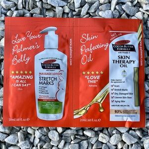 cocoa butter massage lotion + skin therapy oil
